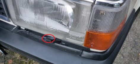 Volvo 240 Far Silecek Plastiği ABS Baskı sağ ve sol 00470