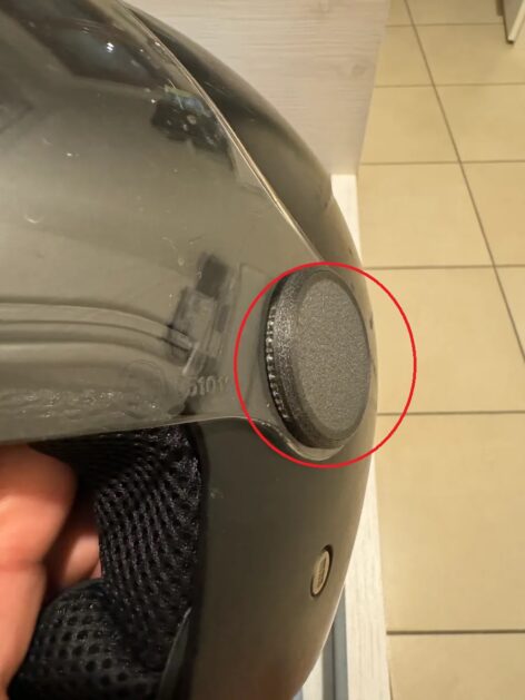 CGM Kask vizör Pini ABS Baskı 00483
