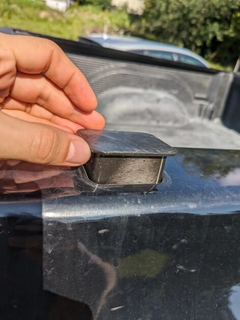 Dodge Ram 1500 Kasa Kenarı Plastiği ABS Baskı 2 adet 00493