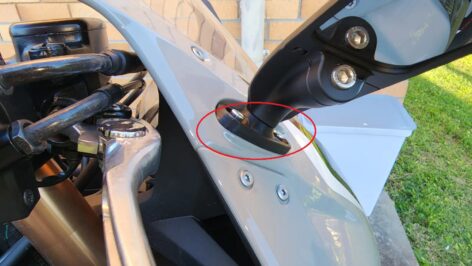 CBR650 Ayna Braketi ABS Baskı 2 Adet 00529