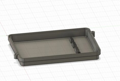 BMW E30 sigorta kutusu kapağı ABS Baskı 00548 - Görsel 3