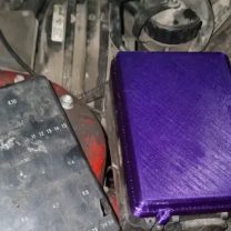 BMW E30 sigorta kutusu kapağı ABS Baskı 00548