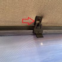 Bmw E30\E28 Arka Güneşlik Kancası 4 adet ABS Baskı 00557
