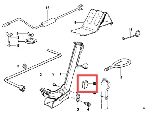BMW 51 71 1 916 269 Numaralı Plastik Parça ABS Baskı 00561 - Görsel 2