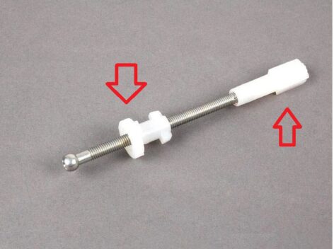 Bmw E30 Far Ayarı Vidası Plastiği ABS Baskı 2 çift 00563
