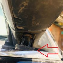 Bmw E30 Ayna Altı Kablo Kapakları sağ ve sol 2 adet ABS Baskı 00565
