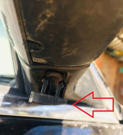 Bmw E30 Ayna Altı Kablo Kapakları sağ ve sol 2 adet ABS Baskı 00565