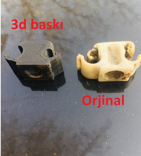 BMW E30 Amortisör Kablo tutma Plastiği 4 Adet Abs Baskı 00566