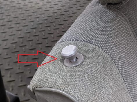 Toyota 4Runner Arka Koltuk Pini ABS Baskı 00572