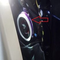 BMW F30 F31 Hoparlör Adaptörü 4 İnch ABS Baskı 00577