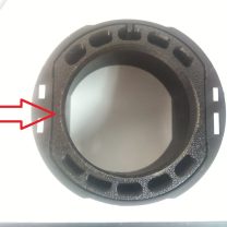 MK6 Ford Fiesta Havalandırma Gösterge Pod Montaj Braketi ABS Baskı 00583