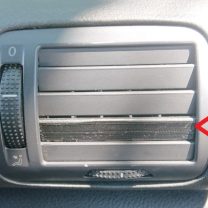Passat b5 Klima Izgara Çubuğu Küçük ızgara 5 Adet ABS Baskı 00585
