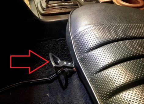 Mercedes W123 - W116 Koltuk Ayar Kolu ABS Baskı 00614 - Görsel 3