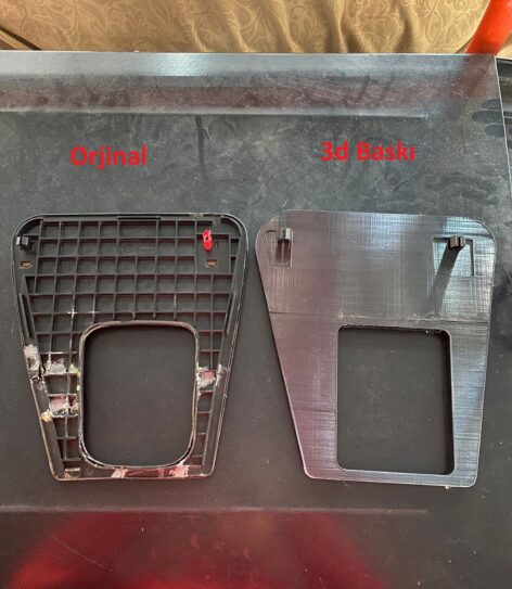 BMW E34 Vites Kolu Çerçevesi ABS Baskı 00621 - Görsel 2
