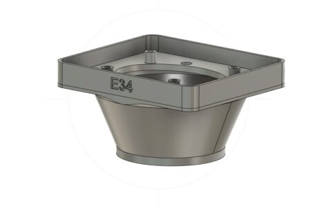 E34 SİS farı Xenon Montaj Braketi ABS Baskı 00622 - Görsel 2