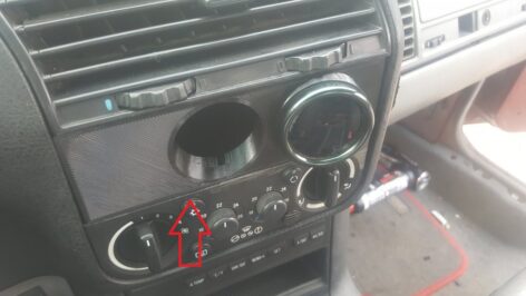 BMW E36 2 Li Pod Gösterge Montaj Braketi ABS Baskı 00626