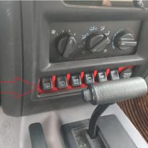 Jeep Anahtar Paneli 1997 – 2001 ABS Baskı 00667