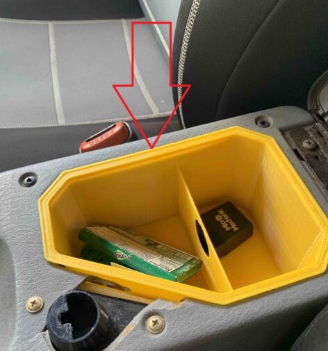 Jeep Orta Konsol Tepsisi ABS Baskı 00675