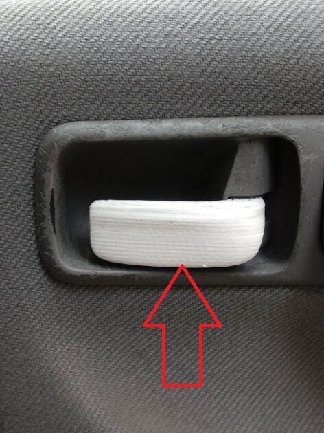 Volkswagen Lupo İç Kapı Kolu Sağ ve Sol 2 Adet ABS Baskı 00713
