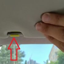 Alfa Romeo 156 Güneşlik Klipsi ABS Baskı Sağ ve Sol 00716