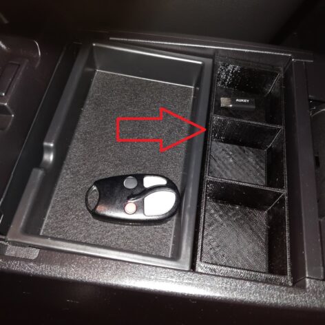 Mazda 6 2014 ve Mazda 3 2015-2016 Uyumlu Bozuk Para Kutusu ABS Baskı 00719 - Görsel 3