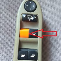 Citroen C5 cam Anahtarı Düğmesi 4 Adet ABS Baskı Siyah 00722
