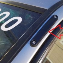 Subaru Impreza Anten İptal Braketi TPU Baskı 00746