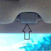 Honda Civic Güneşlik Klipsi ABS Baskı Sağ ve Sol 00791