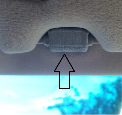 Honda Civic Güneşlik Klipsi ABS Baskı Sağ ve Sol 00791