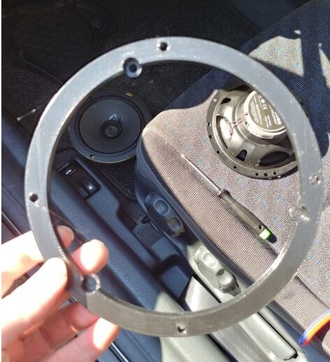 Honda Civic 1996 - 2000 Uyumlu Ön Hoparlör Braketi ABS Baskı 00796 - Görsel 3
