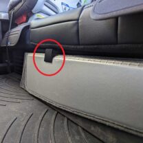 Ford Super ön cam güneşlik tutma klipsi ABS Baskı 00078