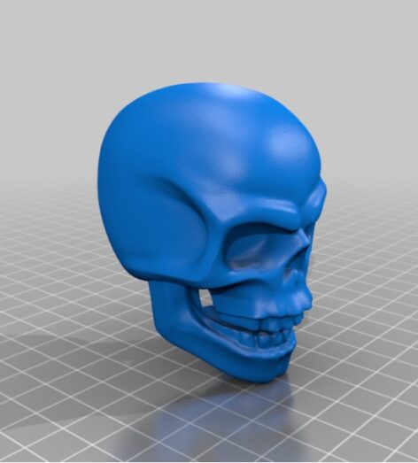 Araç Yağ çubuğu için Kuru Kafa 3d Baskı 00269 - Görsel 2