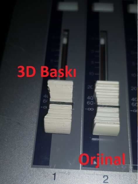 Yamaha AW16G Kaydırıcı Düğme 2 Adet ABS Baskı 01117