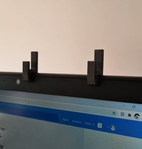 Dizüstü Bilgisayar İçin Telefon Tutucu Braket 2 Adet ABS Baskı 01052 - Görsel 3