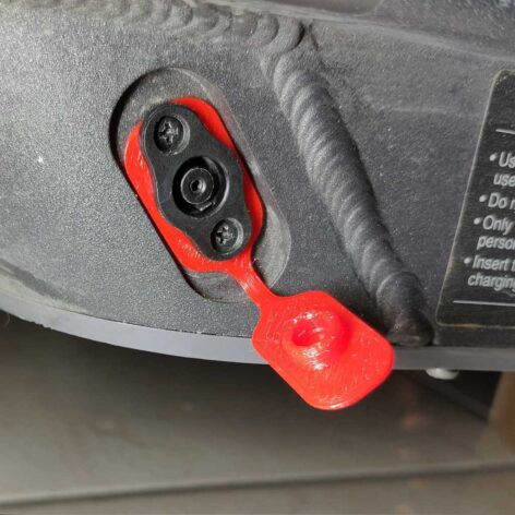 Xiaomi m365 şarj portu kapağı TPU Baskı 2 Adet 01065 - Görsel 3