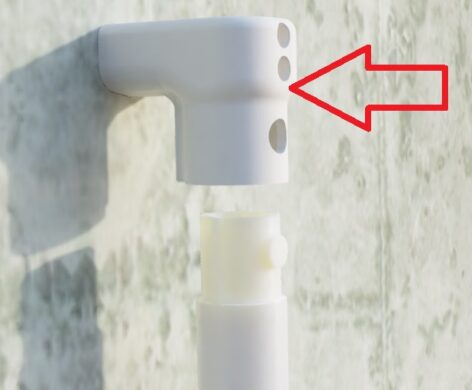 Xiaomi Mi G9 Fırça Tutma Braketi ABS Baskı 01069