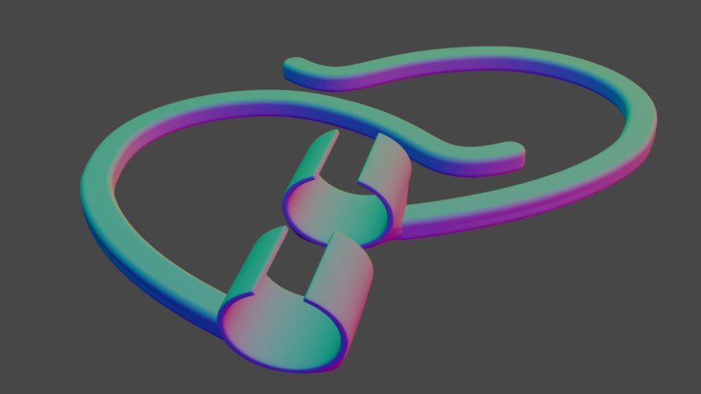 Xiaomi Mi Airdots Pro 2 Kulaklık Kancası ABS Baskı 01095