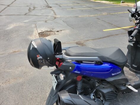 Yamaha Zuma BWS 125 Kask Kancası Braketi ABS Baskı 01100 - Görsel 2