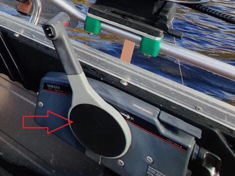 Yamaha 703 Kontrol Kolu Kapağı ABS Baskı 01109