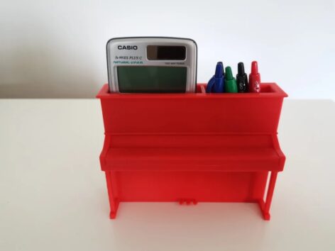 Piyano Masa Süsü Organizer PLA Baskı 01132 - Görsel 3