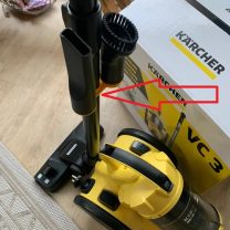 Kärcher VC3 Elektrikli Süpürge Uc Tutma Braketi ABS Baskı 01158
