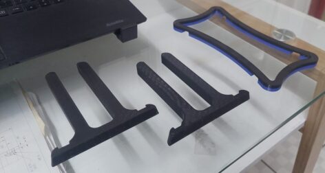 Laptop Dikey Stand ABS Baskı 01187 - Görsel 3