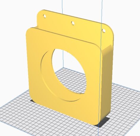 MAC Mini Duvar Montaj Braketi ABS Baskı 01190 - Görsel 2