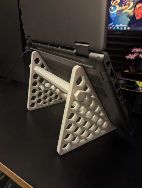 Ayarlanabilir Laptop Standı ABS Baskı 01204 - Görsel 4