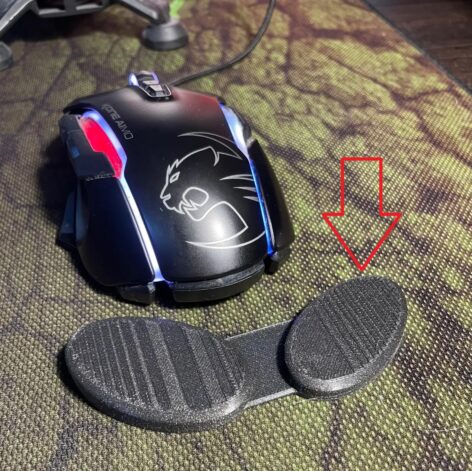 Mouse Bilek Desteği TPU Baskı 01210
