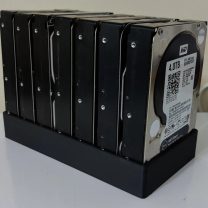 3,5″ HDD Standı 7’li ABS Baskı 01211