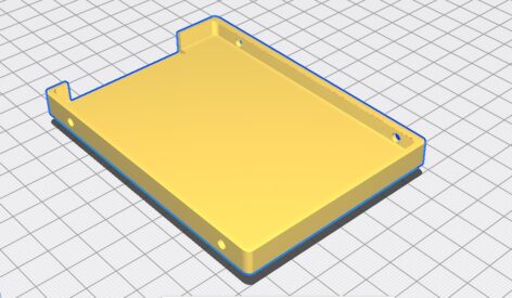 2.5 İnch SSD Disk Kutusu Kafatası Desenli ABS Baskı 01222 - Görsel 2