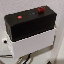 Beelink Mini Bilgisayar Duvara Montaj Braketi ABS Baskı 01241