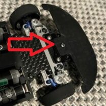 Mini-Z Audi R8 LMS Ön Spoiler Braketi ABS Baskı 01314