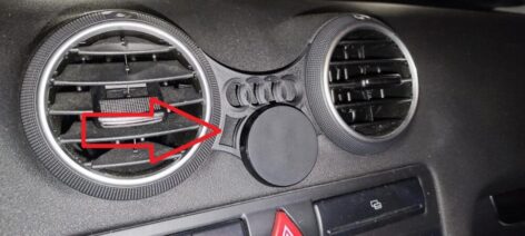 AUDI A3 8P Telefon Tutma Braketi Abs Baskı 01316